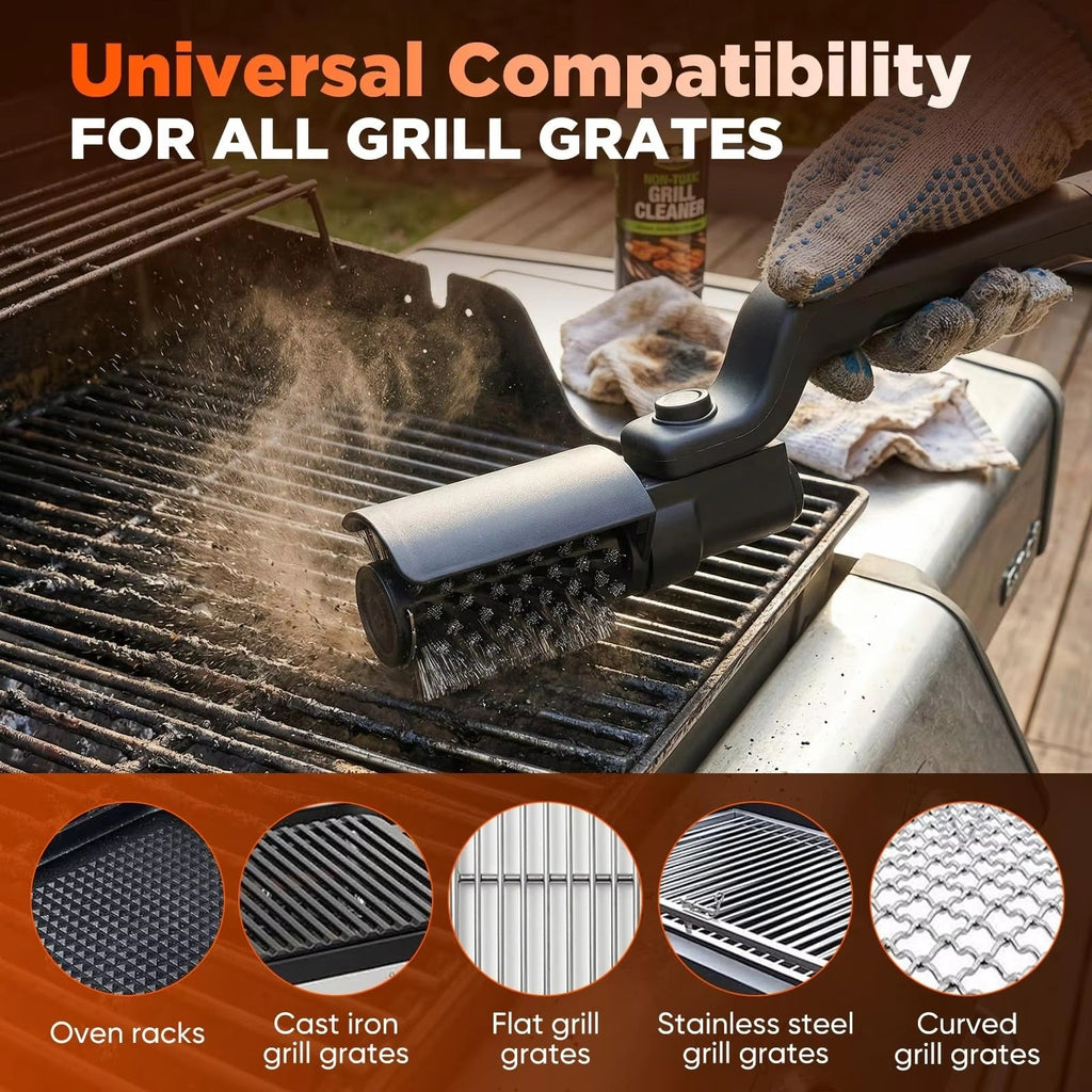 Multifunctional electric barbecue brush
