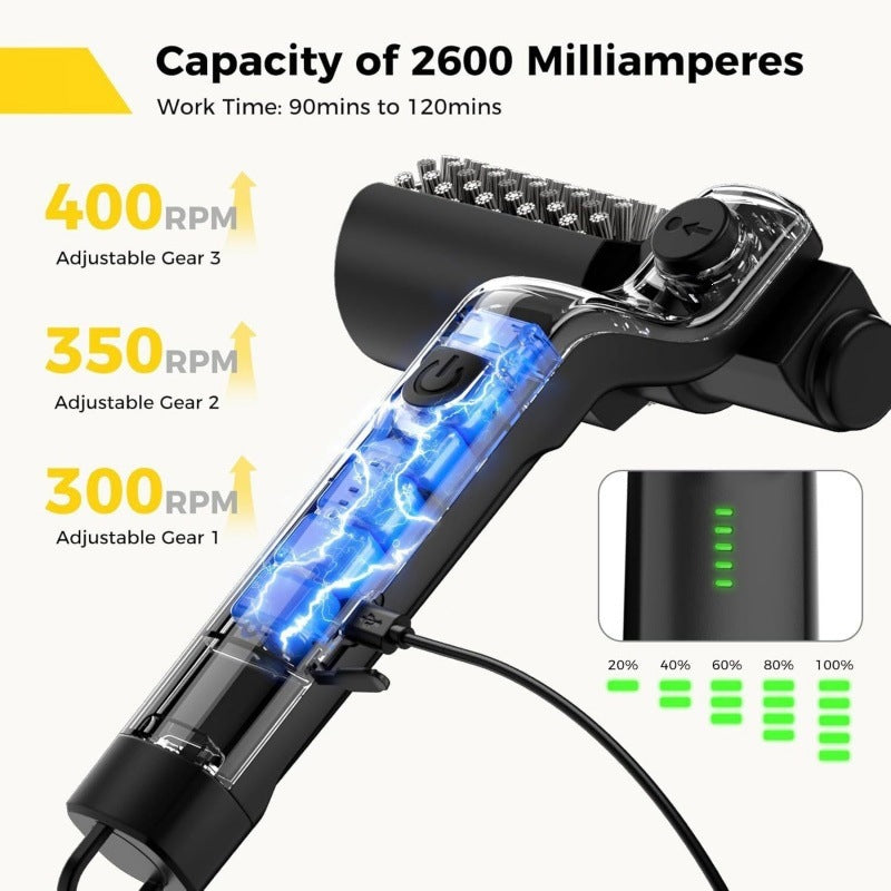Multifunctional electric barbecue brush