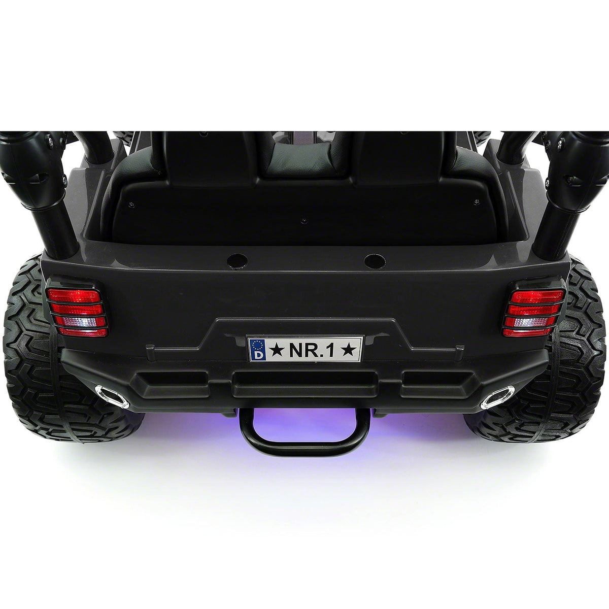 Trail Explorer 24V Kids Ride-On Car Truck with R/C Parental Remote | Spider Black