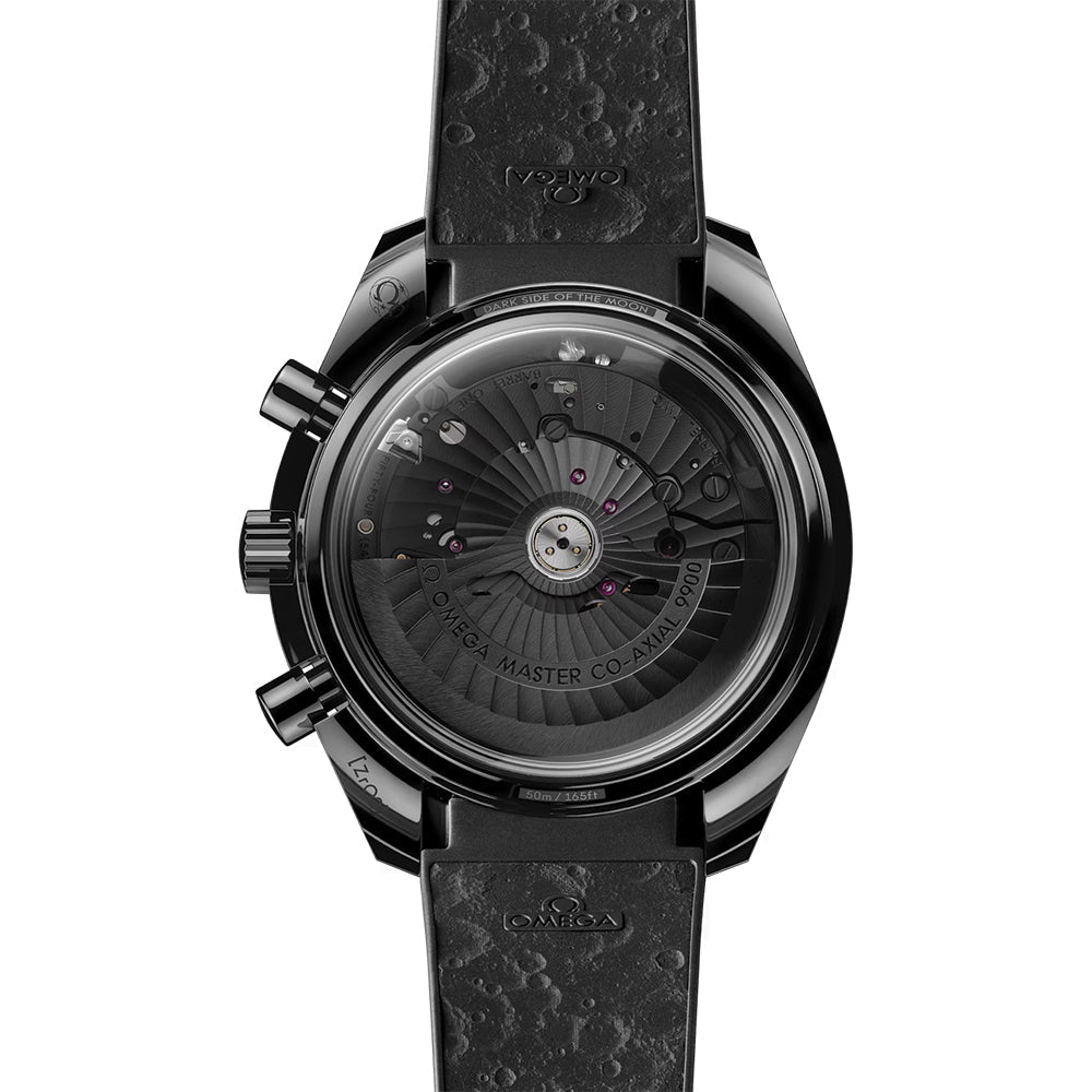 Speedmaster Dark Side of the Moon Black Ceramic 44.25mm - Full Black on Rubber Strap