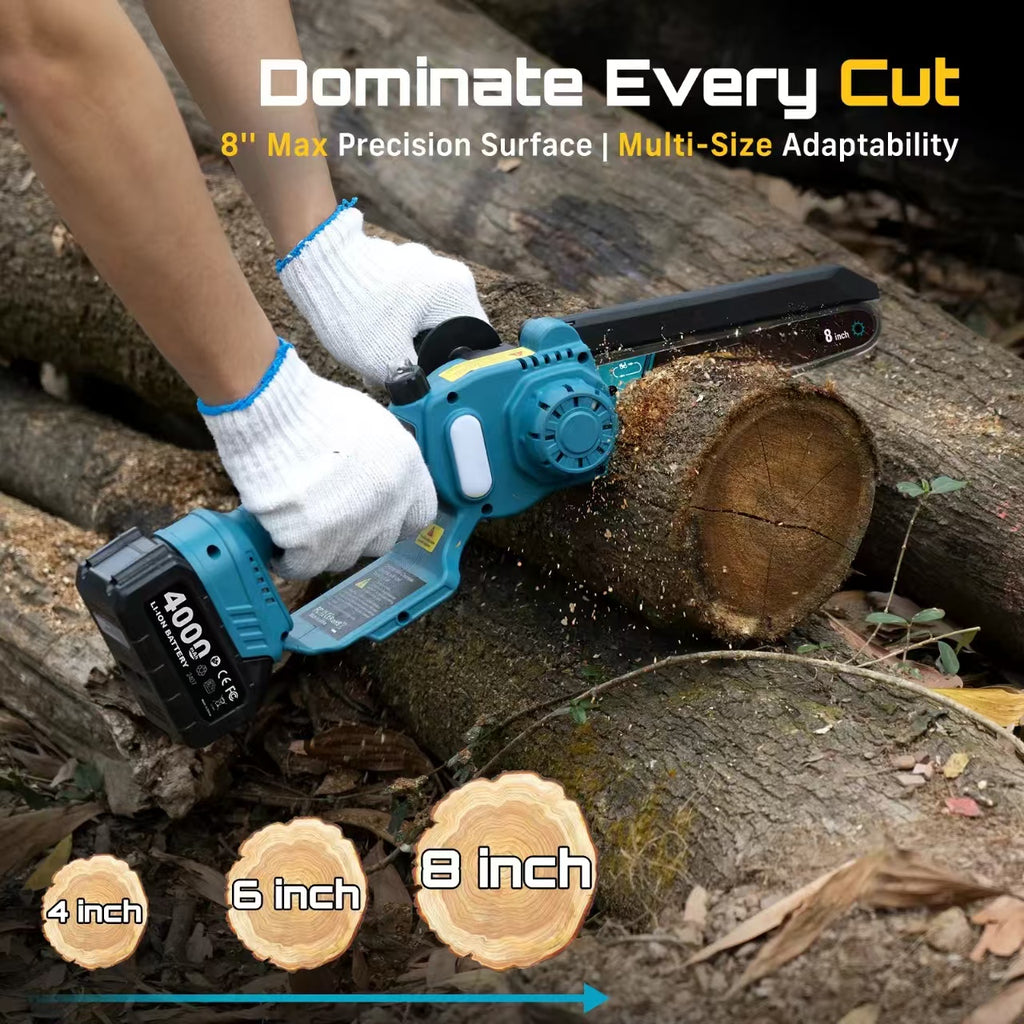 cordless mini chain saw, retractable chainsaw