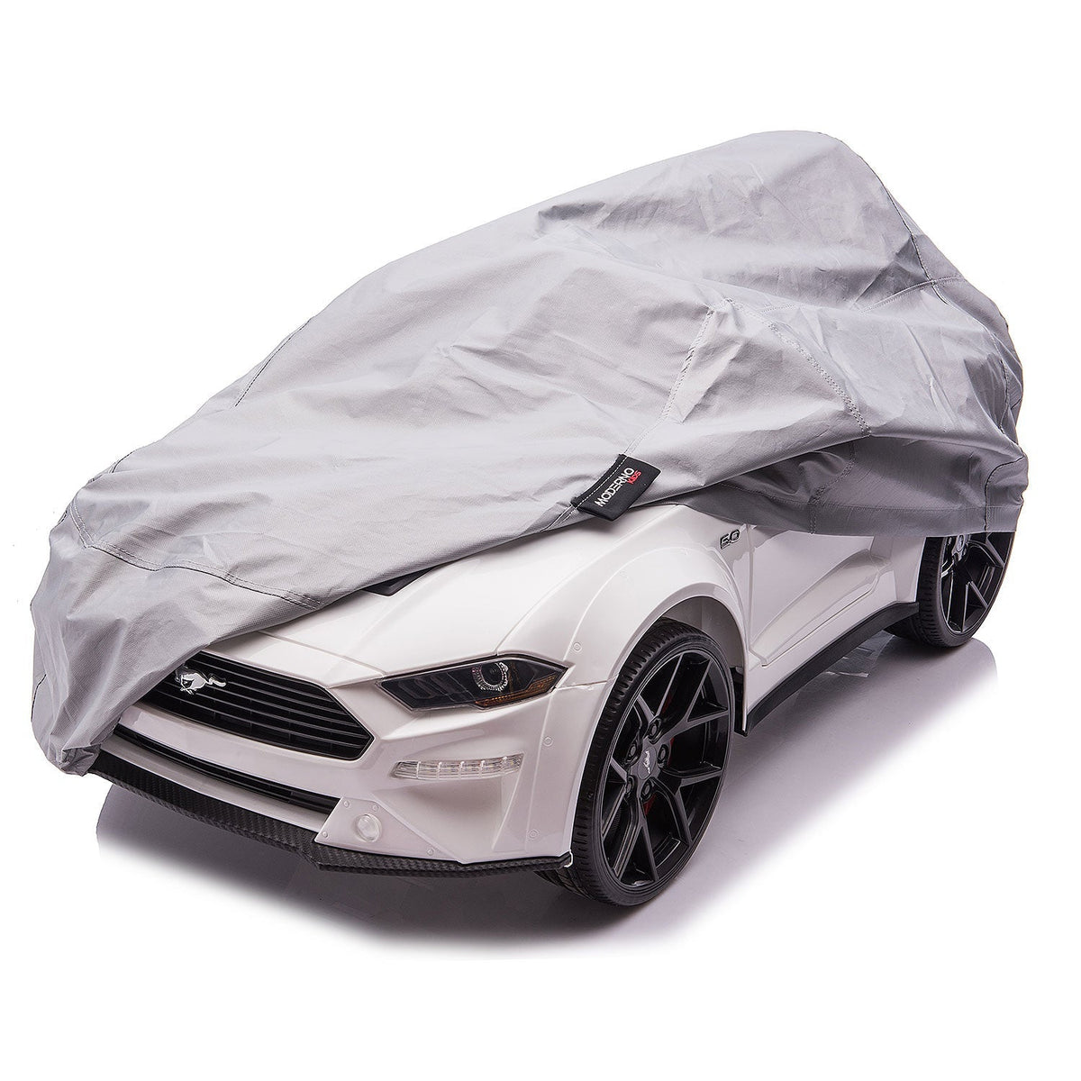 Ford Mustang GT Custom Edition 24V Kids Ride-On Car with R/C Parental Remote | Gray