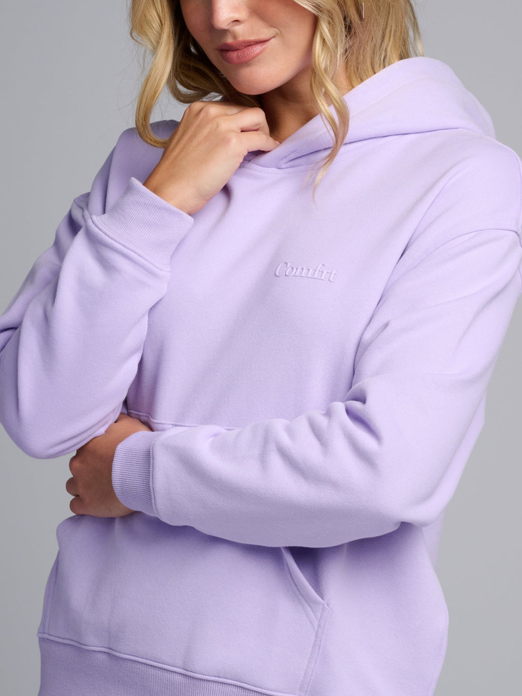 Halo Lightweight Crop Hoodie