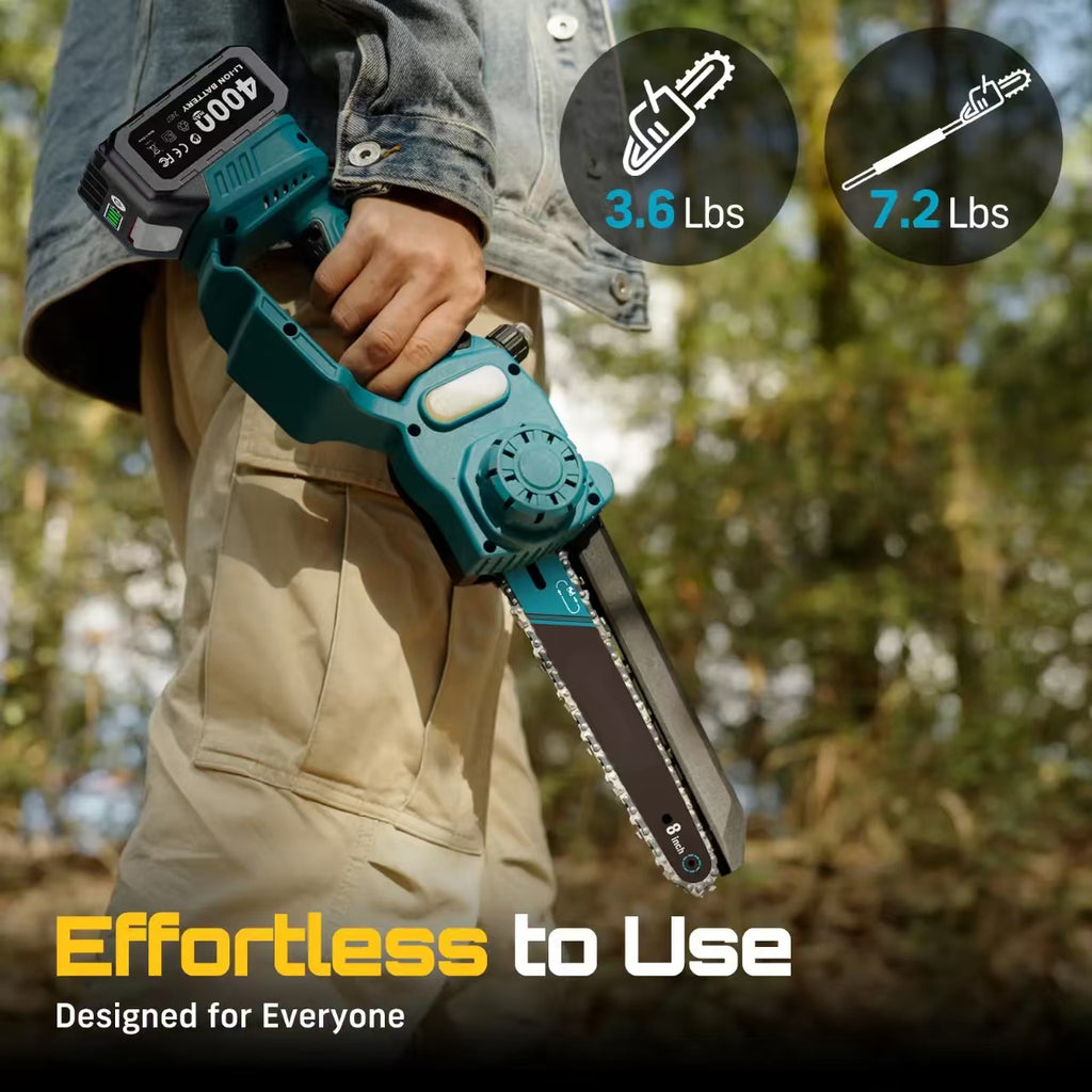 cordless mini chain saw, retractable chainsaw