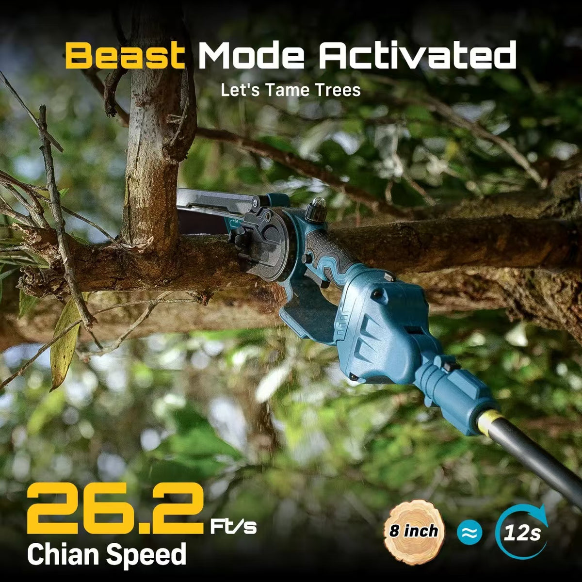 cordless mini chain saw, retractable chainsaw
