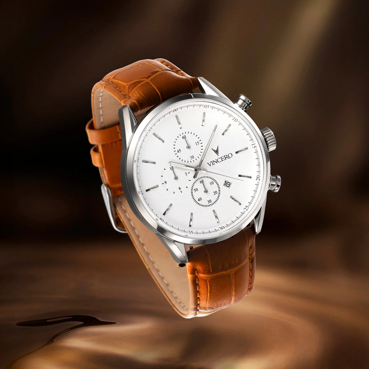 The Chrono S2 - Silver/Tan