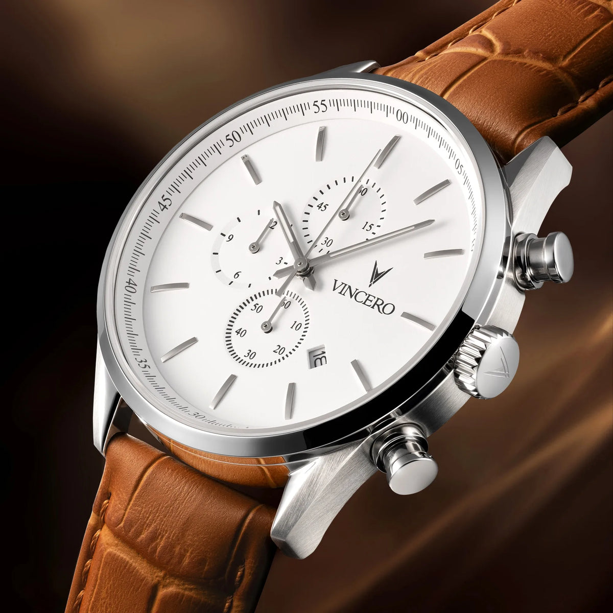 The Chrono S2 - Silver/Tan