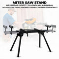 Misching saw stand, folding saw stand, 440 lb load capacity, with 76-4/5 inch slide rails