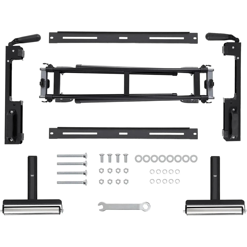 Misching saw stand, folding saw stand, 440 lb load capacity, with 76-4/5 inch slide rails