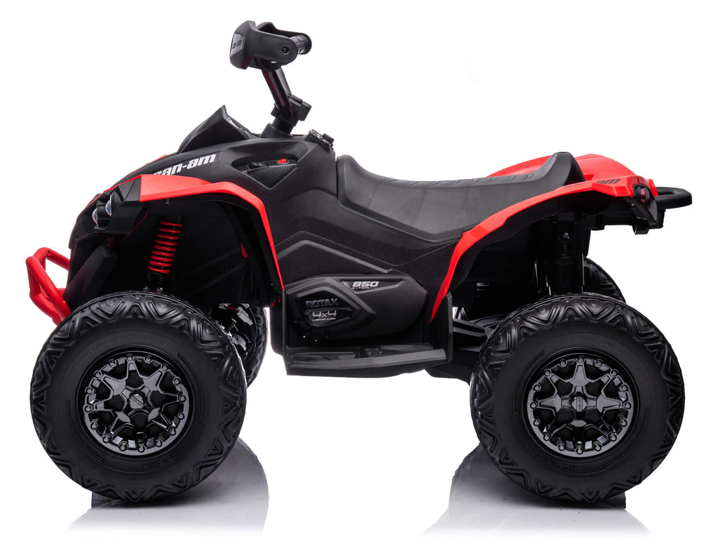 24V Can-Am Kids Renegade 4WD Ride-On Quad - Red