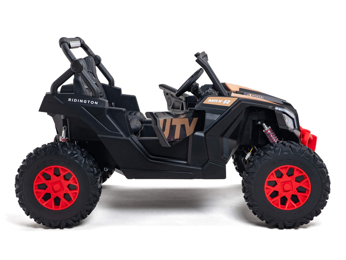 24V Ridington MAX-R All Terrain Ride-On Buggy with Remote - Black