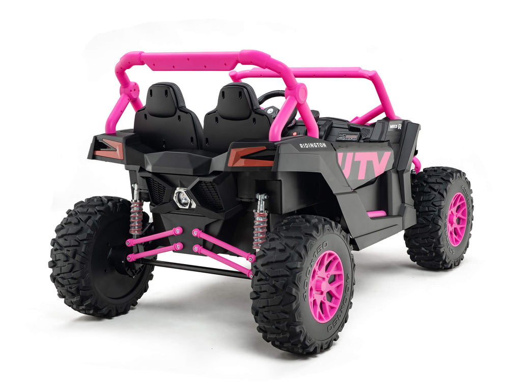 24V Ridington MAX-R All Terrain Ride-On Buggy with Remote - Pink