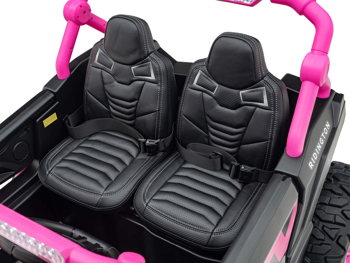 24V Ridington MAX-R All Terrain Ride-On Buggy with Remote - Pink