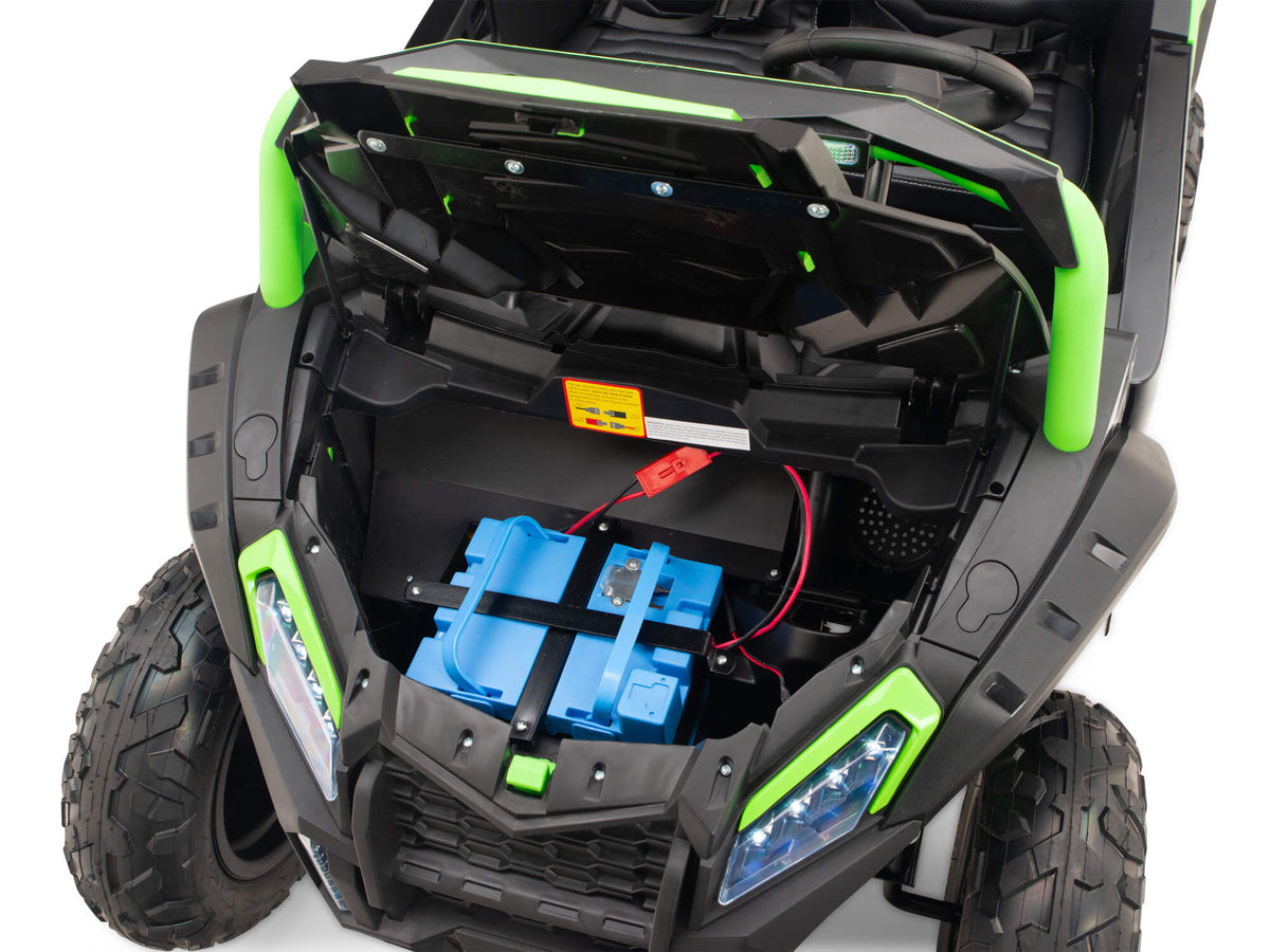 24V TREKCAR Rayder Ride-On Buggy - Green