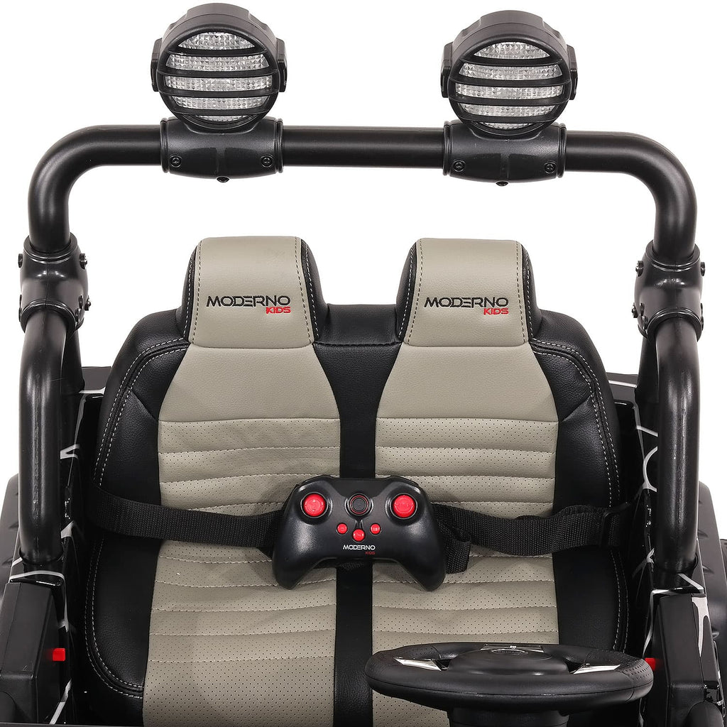 Trail Explorer 24V Kids Ride-On Car Truck with R/C Parental Remote | Spider Black