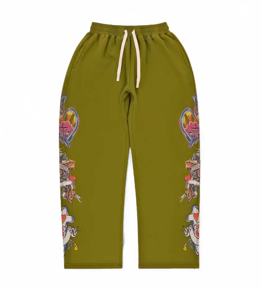 Righteous Risen King Sweatpants Green