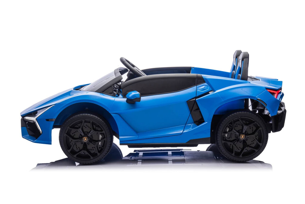 24V / 9 MPH Lamborghini Revuelto Two-Seater Kids Ride On Car – Blue