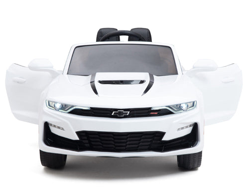 12V Chevrolet Camaro 2SS Kids Ride On Car with Remote Control - White
