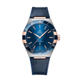 Constellation 41mm - Blue on Leather Strap