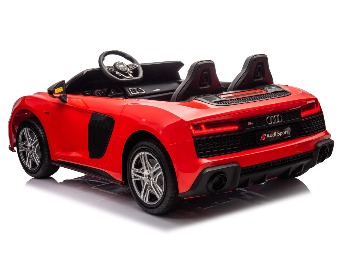 24V Audi R8 Spyder 2 Seater Ride on Car for Kids - Red