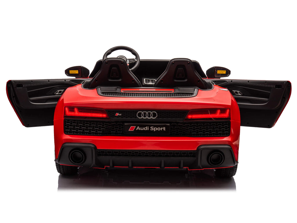 24V Audi R8 Spyder 2 Seater Ride on Car for Kids - Red