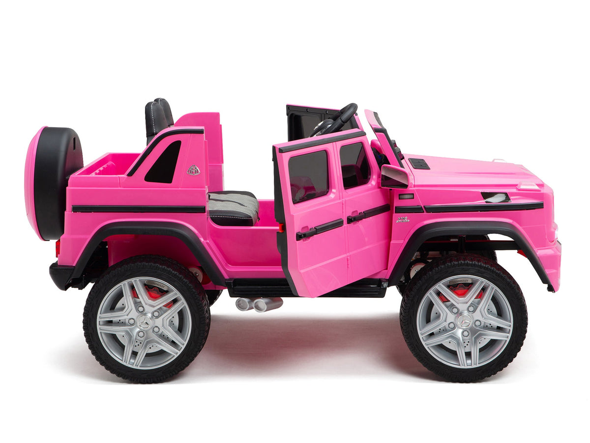 12V Mercedes-Maybach G650 Landaulet Kids Ride On Car/SUV with Remote – Pink